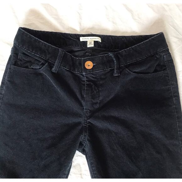 Banana republic corduroy petite size‎ 28 True Navy - Picture 3 of 7
